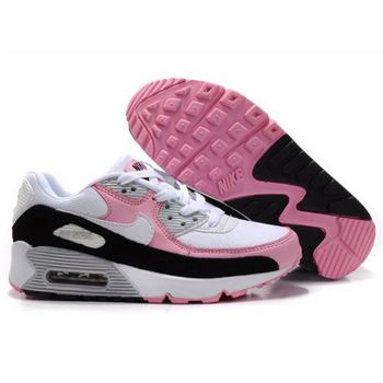 Nike Air Max 90 Womens Shoes Wholesale Black White Pink On Sale